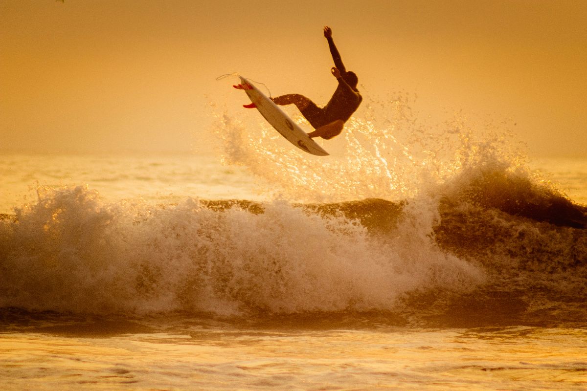 surf at banana beach hotel and restaurant in santa teresa costa rica